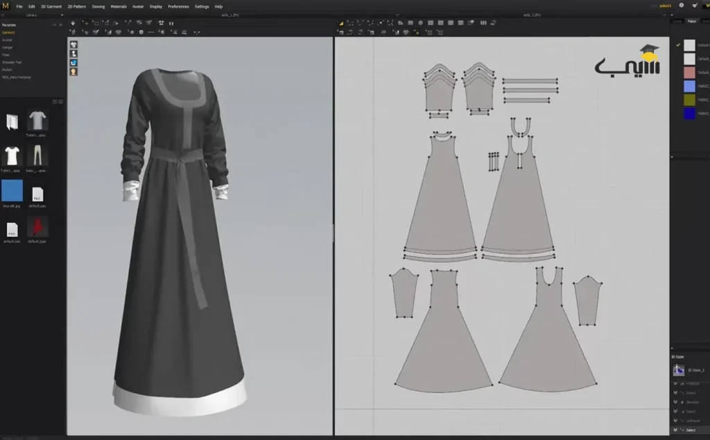 آموزش نرم‌افزار Marvelous Designer برای طراحی لباس سه‌بعدی در کرمان