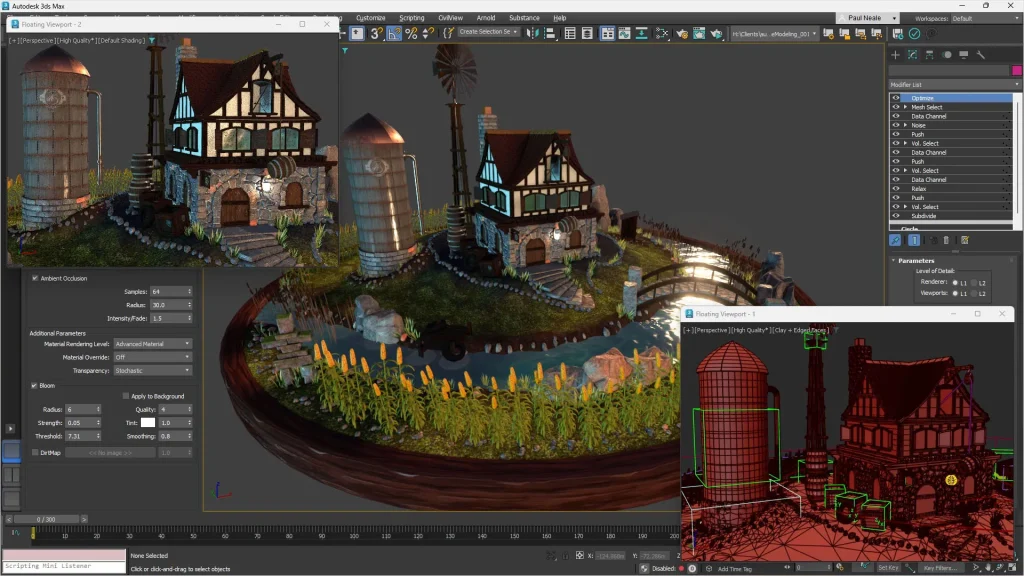 آموزش مدل‌سازی سه‌بعدی با 3ds Max در آموزشگاه کامپیوتر سیب